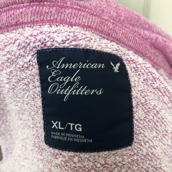 Aeo. Pink, zipper hoodie, Terry inside, comfy! - Picture 3 of 7